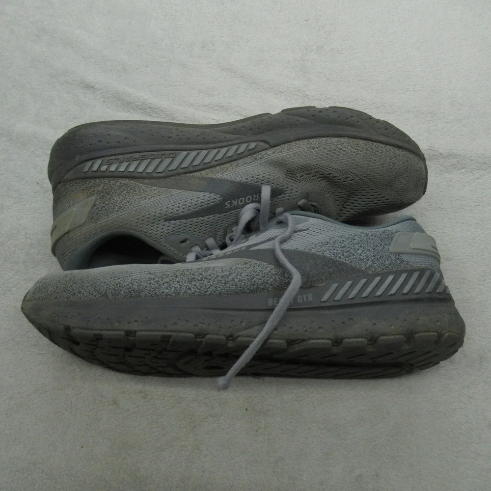 Brooks Mens 12D Running Shoes Grey Beast GTS 24 Chunky Cushioned Lightweight - Picture 4 of 16